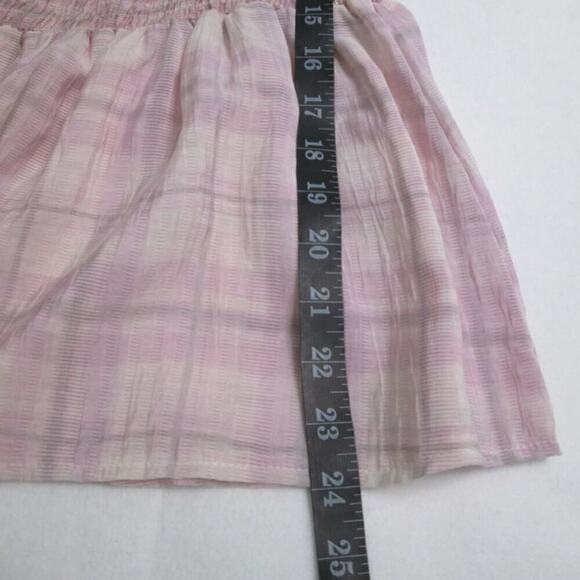 70/21 Checked Smocked Top Color: PURPLE MULTICOLOR Size: Large/12 Condition: NWT - Picture 11 of 16